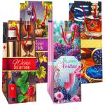 Пакет подарочный бумажный 36,2*12,3*7см Микс №2 4диз АП/04070451 КРАТНО 6ШТ