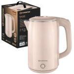 Чайник электр 2л диск 1500Вт кремовый перламутр Евростек/EEK-3025