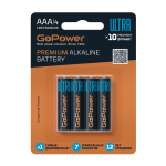 Батарейка LR03 GoPower Ультра алкалин мизинчик блистер 4шт/00-00026396