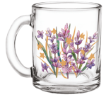 Кружка стекл 0,32л Чайная Лаванда ОСЗ/04С1208 б/этик