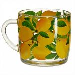 Кружка стекл 0,3л Лимоны Декостек/2134-Д/Т00020705
