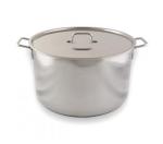 Кастрюля нерж сталь 40л д45см мет крышка капсульное дно Катунь/КТ-ОБ-40К/017817