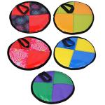 Санки-ледянки круглые с ручкой ПВХ/оксфорд 33*2см Гала/077-004 б/этик