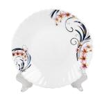 Тарелка мелкая стеклокерам д21,5см Катрин (6)/20017-твч8,5