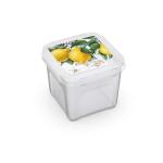 ЛИМОН Контейнер квадрат д/СВЧ Fresh 0,9л с защелк Полимербыт/4357258