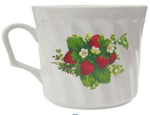 Кружка фарфор 0,25л Земляника/250-3112