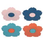 Мыльница пласт 14*14*2,5см Цветы Ветта/463-507 