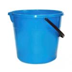 Ведро 10л пласт с носиком классика круглое голубое Мультипласт/MPG8317
